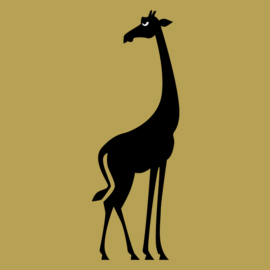 Angry Animals: Giraf design by VrijFormaat
