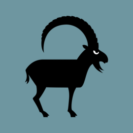 Angry Animals: Ibex design by VrijFormaat