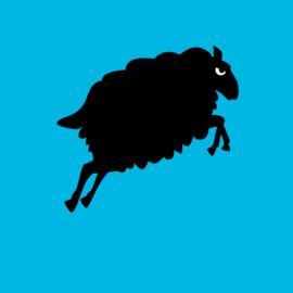 Angry Animals: Sheep by VrijFormaat