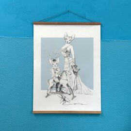 Bald and beautiful / 60 x 80 cm
