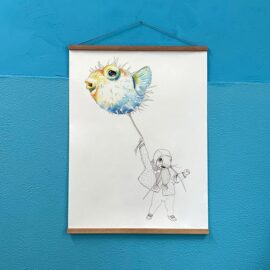Puffed up / 60 x 80 cm