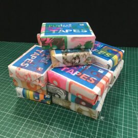 Playing with Tapes Box / 8,5 x 11 cm