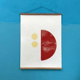 Circle pieces no.3 / 60 x 80 cm