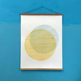 Circle pieces no.5 / 60 x 80 cm