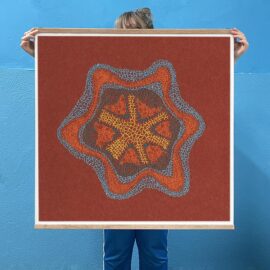 Clematis / 90 x 90 cm