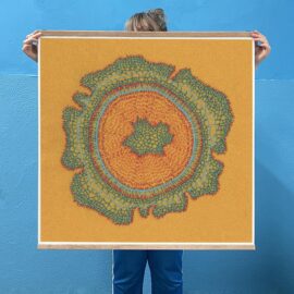 Taxus / 90 x 90 cm