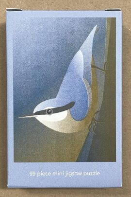 Nuthatch minipuzzle of 99 pieces - VrijFormaat & Happily Puzzles