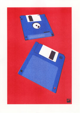 diskette / 21 x 29,7 cm